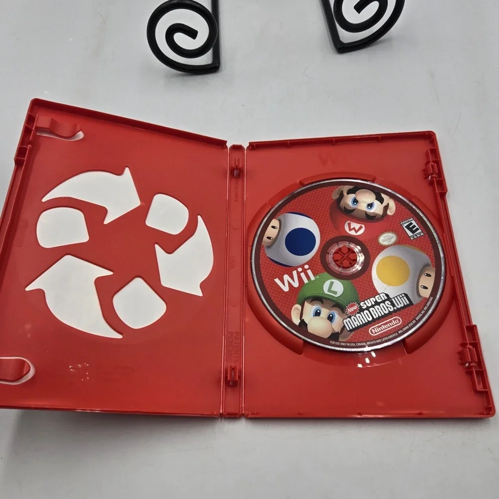 New Super Mario Bros Wii Nintendo Wii Game Red Case No Manual E For Everyone
